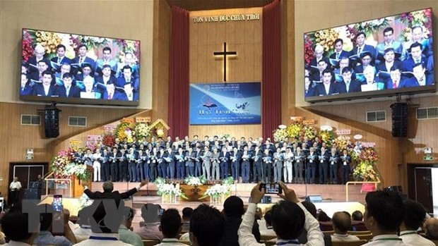越南南方福音教会总联合会在胡志明市举行总联合会第48次大会开幕式。
