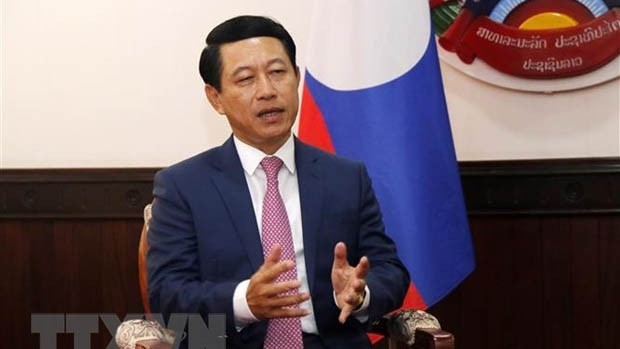 老挝政府副总理兼外交部长沙伦赛·贡玛希。（图片来源：越通社）