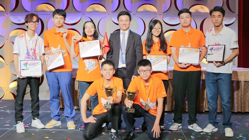 越南在微软办公专家世界锦标赛上获得奖牌最多。（图片来源：《新河内报》）