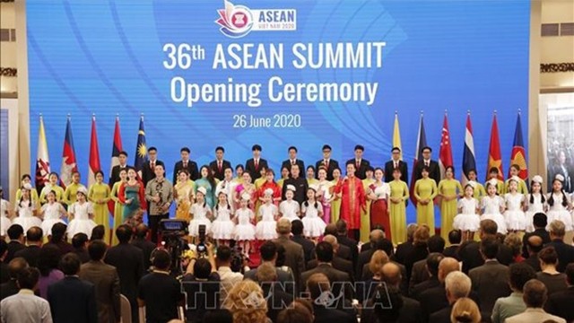 2020年6月26日,第36届东盟峰会开幕式在河内举行。