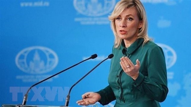 俄罗斯外交部发言人玛丽亚·扎哈罗娃。