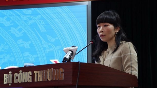 越南工贸部多边贸易政策司副司长范琼梅。