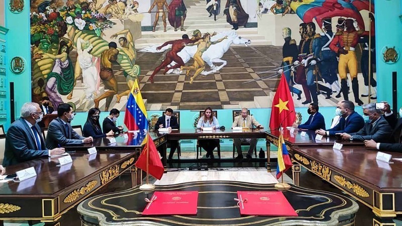 委内瑞拉-越南友好议员小组正式成立。（图片来源：越通社）