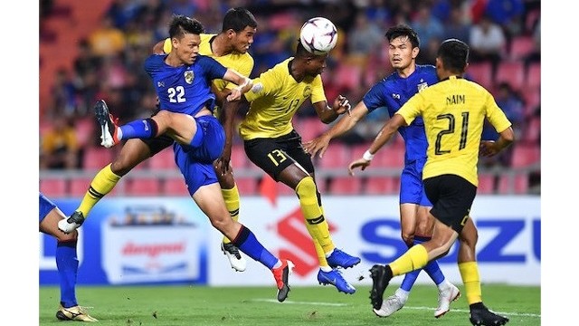 泰国队的表现不是很好，碰到顽强拼命的马来西亚队束手无策。