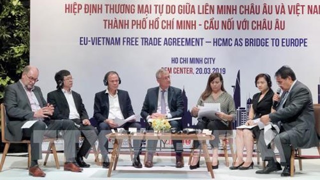 越南欧盟商会2019年白皮书推介会场景。