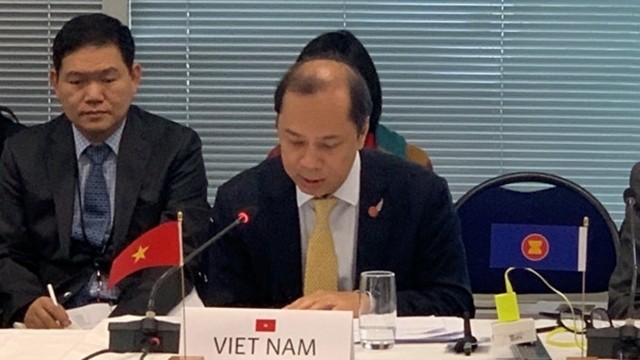 越南外交部副部长阮国勇出席东盟与新西兰对话会。（图片来源：越通社）
