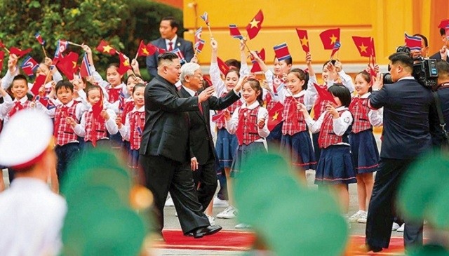 朝鲜最高领导人金正恩于2019年3月1日至2日对越南进行正式友好访问。