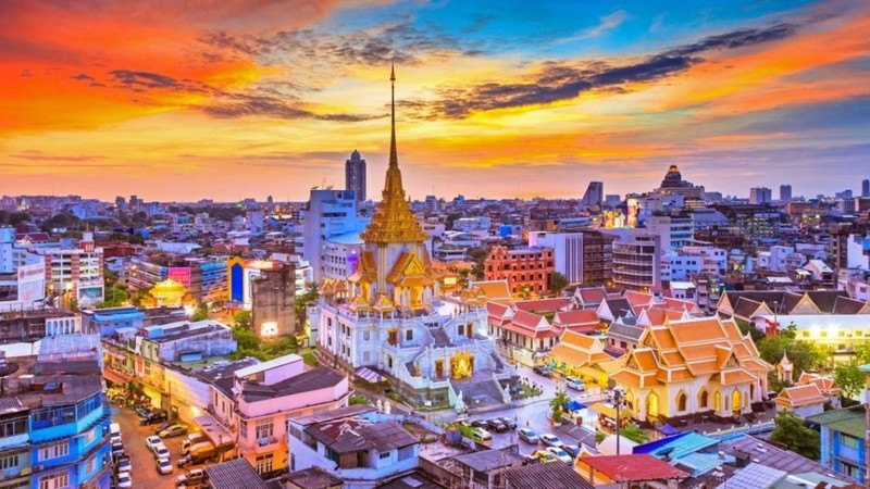 附图：泰国首都曼谷。