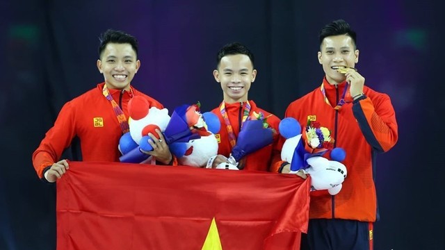 越南运动员夺得金牌。