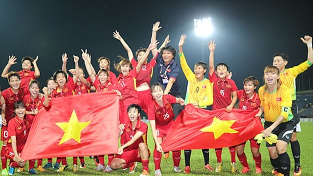 越南国家女足队在第30届东南亚运动会上成功卫冕再夺金牌。