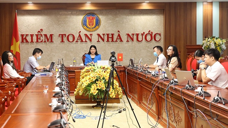 与会的越南国家审计署代表团。