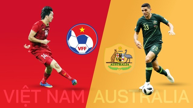 世界杯亚洲区预选赛12强赛：越南男足队对阵澳大利亚男足队