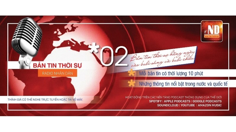 越南人民报在播客频道推出每日新闻节目