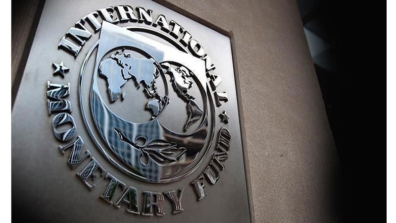 国际货币基金组织的标志。（图片来源：Anadolu）