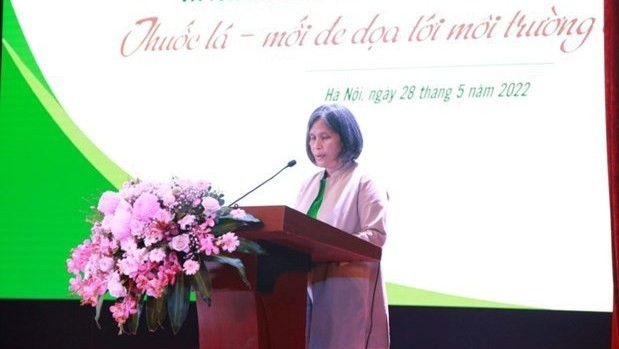 世界卫生组织驻越南代理代表 Socorro Escalante在集会上发言。