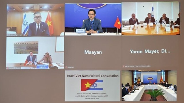 越南与以色列外交部第四次政治磋商以在线视频方式举行。
