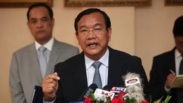 东盟缅甸问题特使、柬埔寨副首相兼外交与国际合作部大臣布拉索昆。